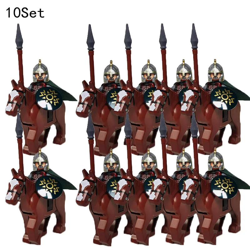Model Kit Horse - 10 Sets Medieval Knights Dark Sauron