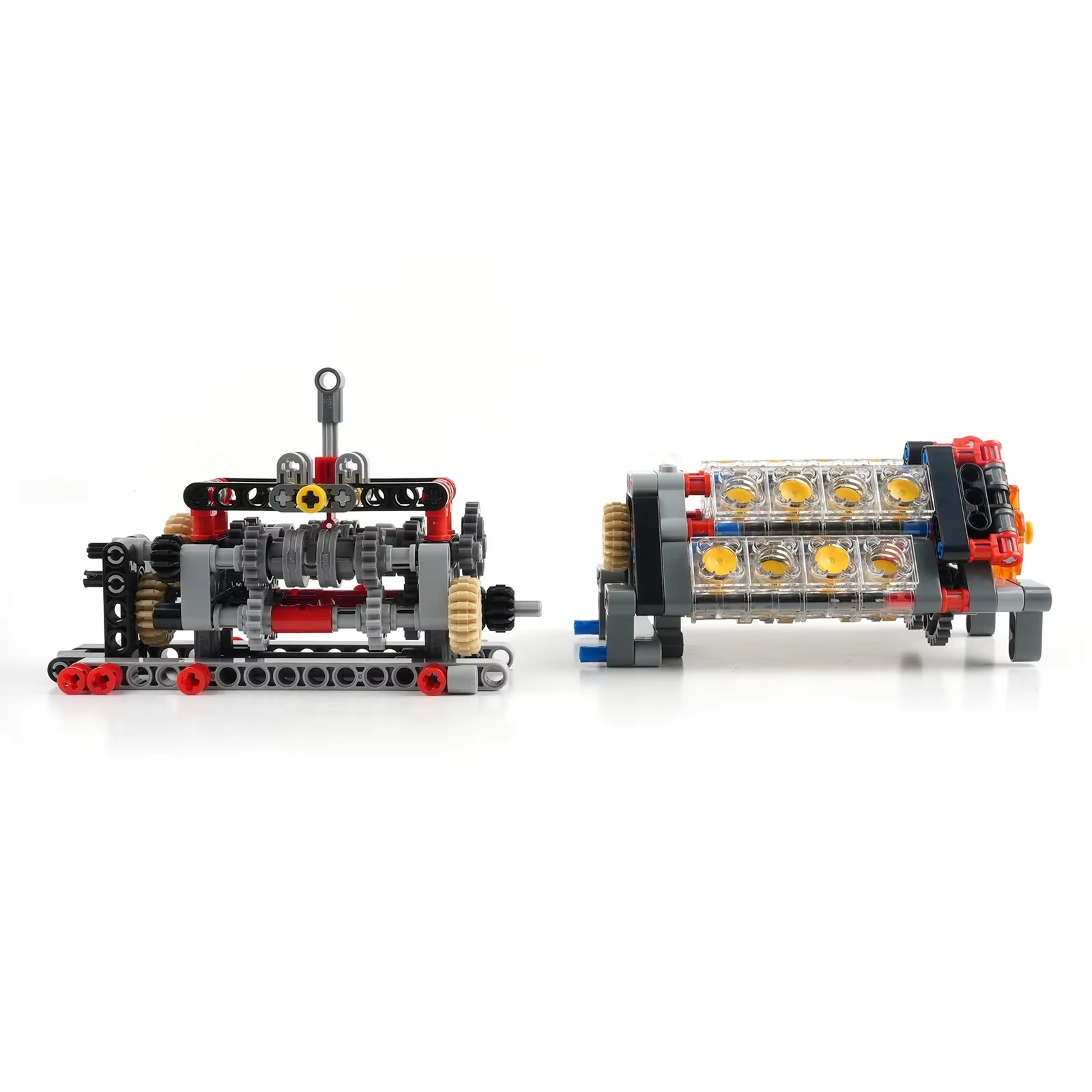 High-Tech Transparent V16 Engi - огляд і ціна Model Kit Engine