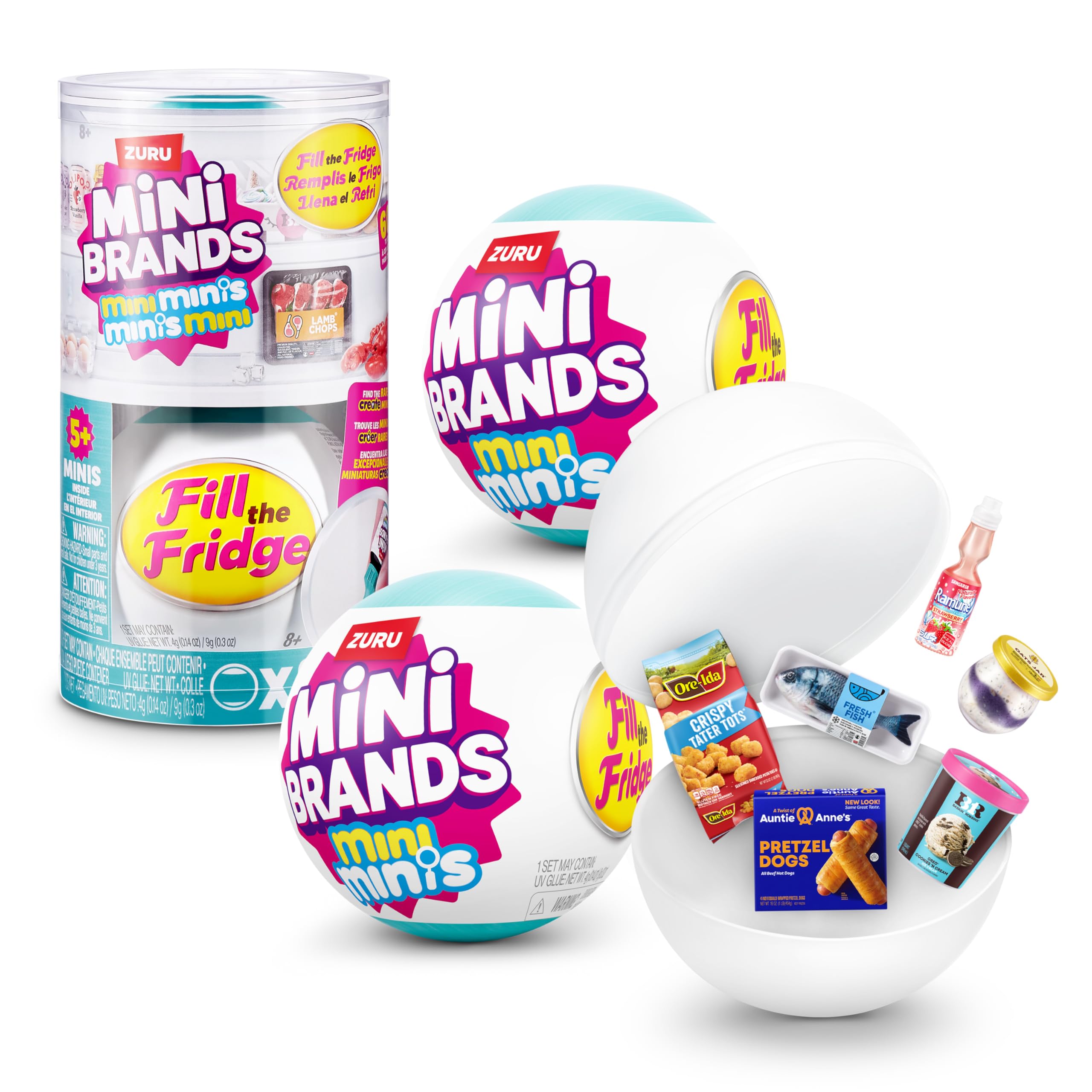 Mini Brands Fridge Mystery Bal - огляд і ціна Model Kitchen Set Pvc