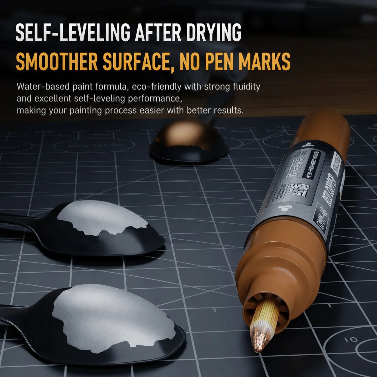 Stedi Dual Nib Metallic Water  - огляд і ціна Model Kit Markers