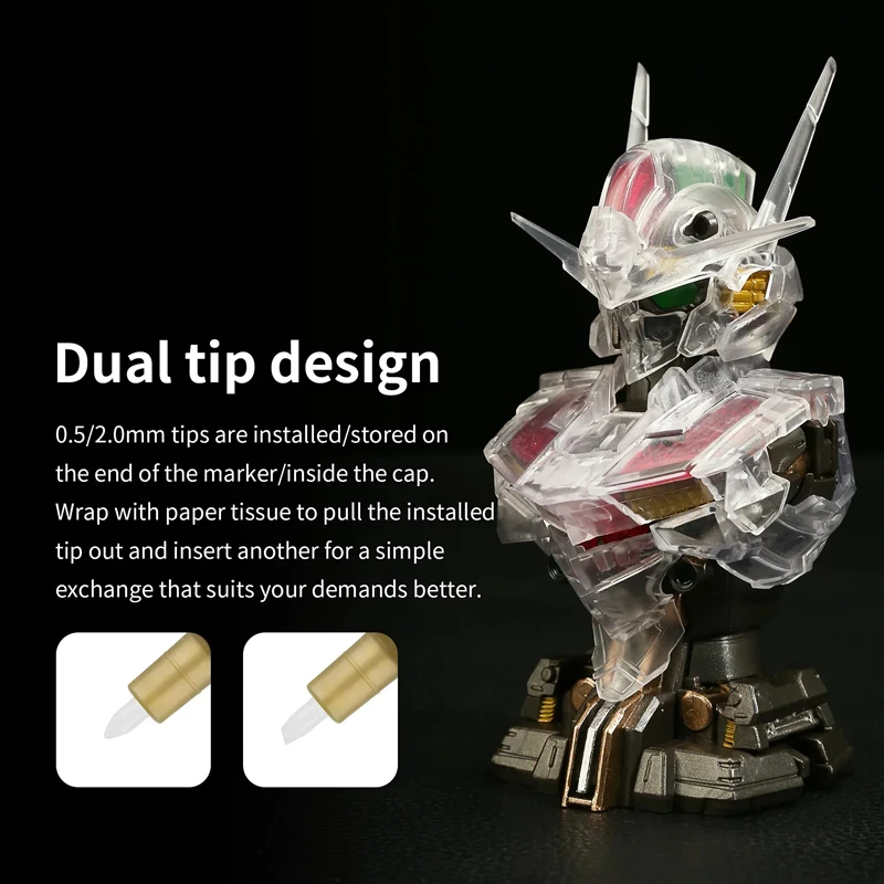 Metallic Markers Colouring Pen - огляд і ціна Model Kit Markers