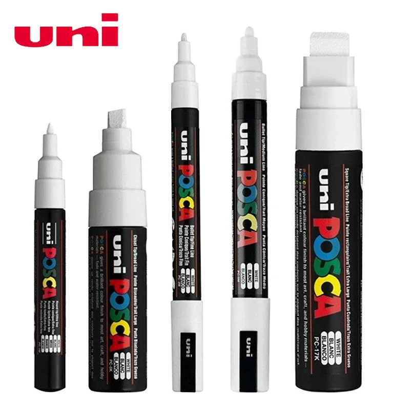 Posca White Marker Brush, Perm - огляд і ціна Model Kit Markers
