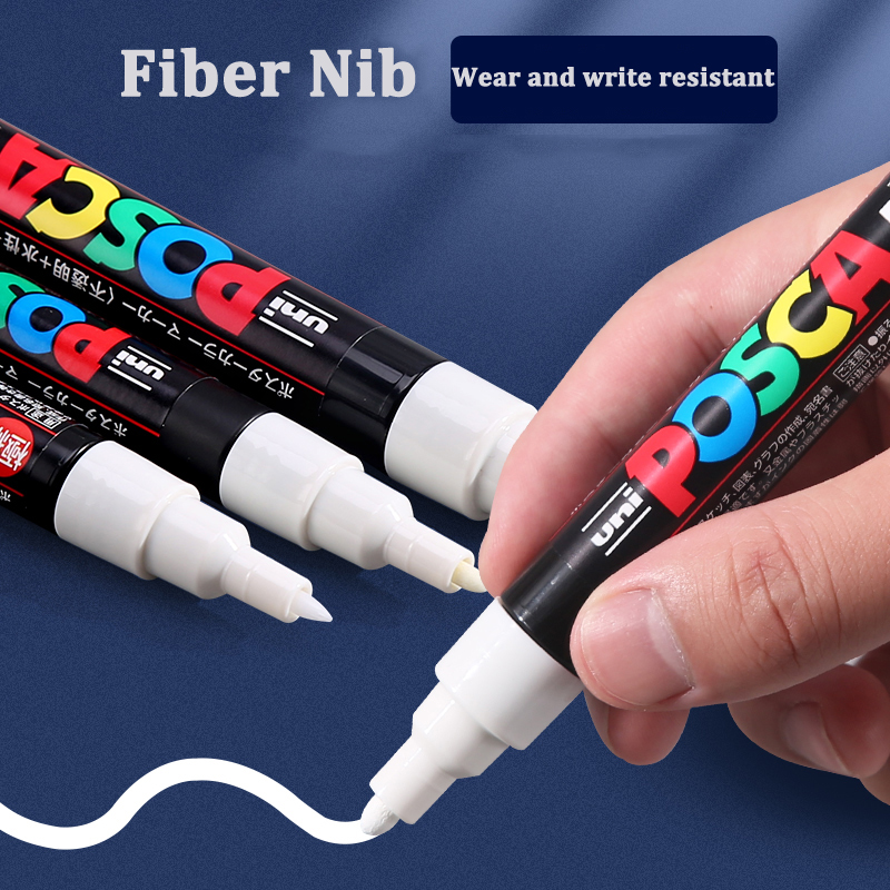 Posca White Marker Brush, Perm - огляд і ціна Model Kit Markers