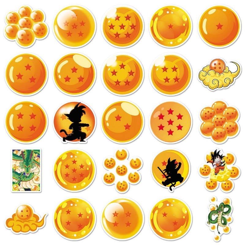 50pcs Dragon Ball PVC stickers - огляд і ціна Model Kit Dragon Ball