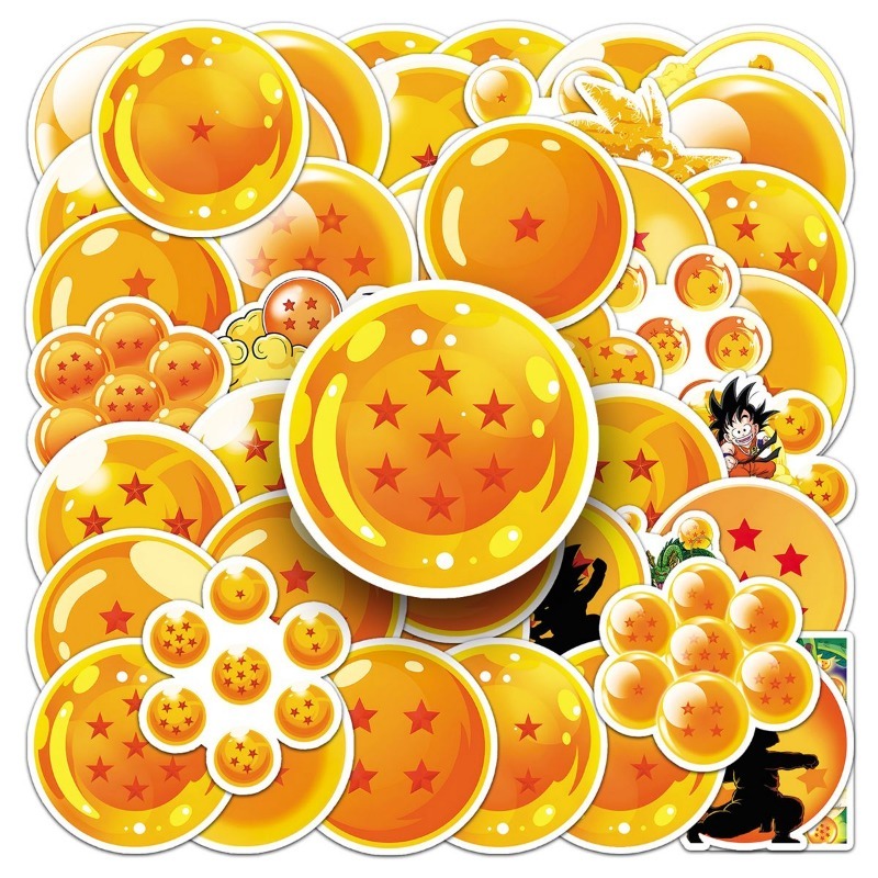 50pcs Dragon Ball PVC stickers - огляд і ціна Model Kit Dragon Ball