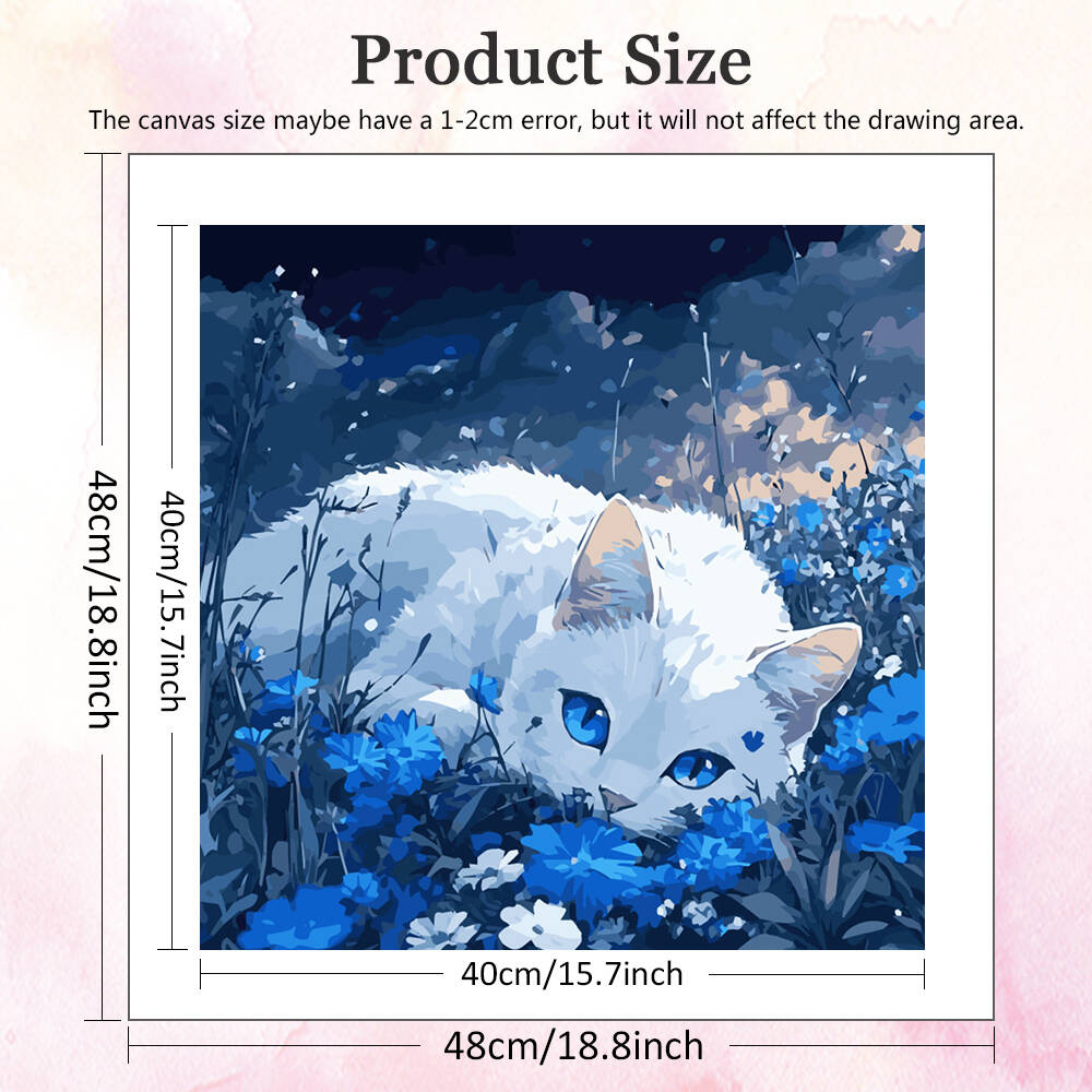DIY Painting By Numbers Cat An - огляд і ціна Metallic Paint Set