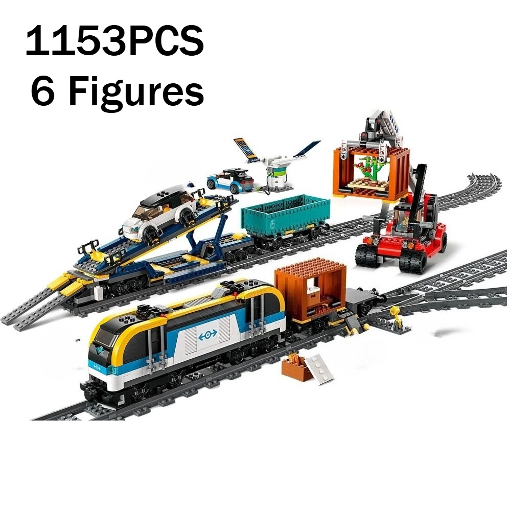 1153PCS City Freight Train Rai - огляд і ціна Model Kit Train