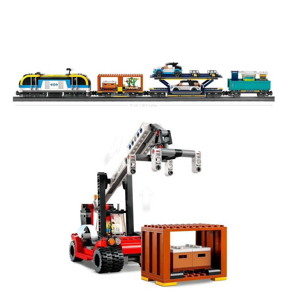 1153PCS City Freight Train Rai - огляд і ціна Model Kit Train