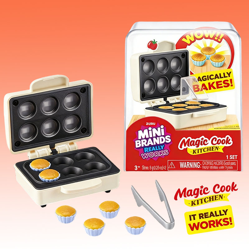 ZURU Mini Brands Magic Cook Ki - огляд і ціна Model Kitchen Set Pvc