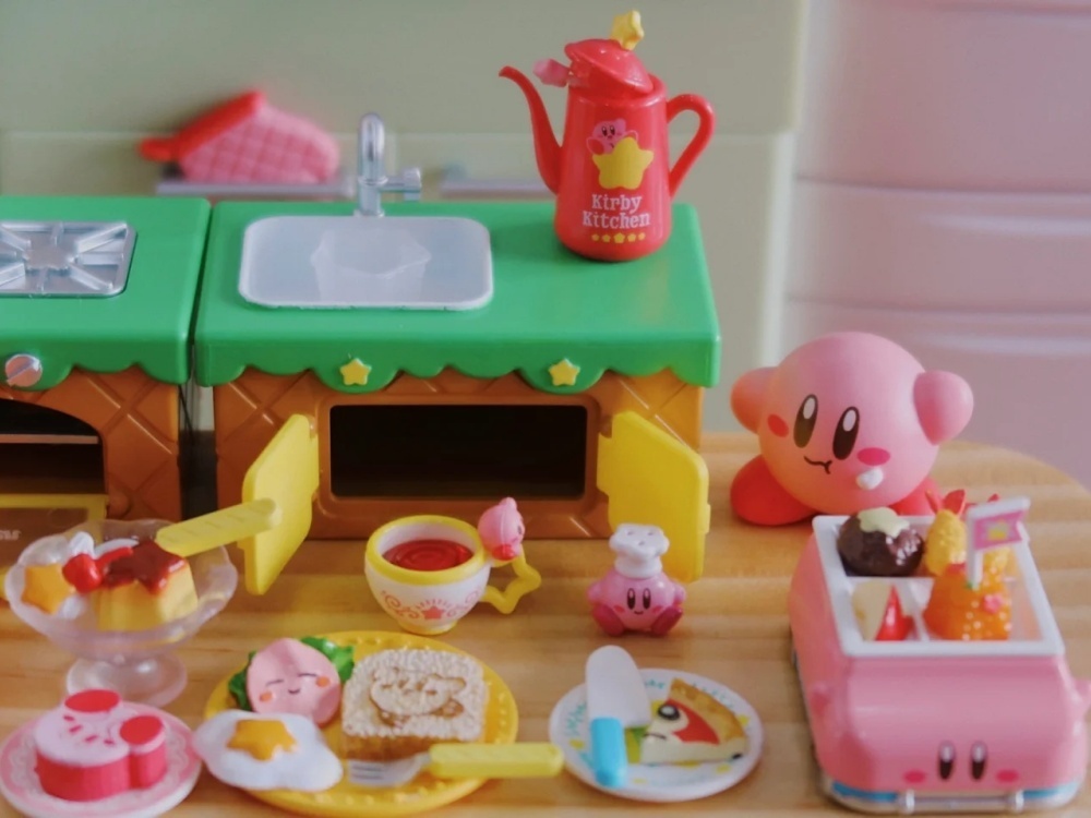 RE-MENT Kirby Kitchen Miniatur - огляд і ціна Model Kitchen Set Pvc