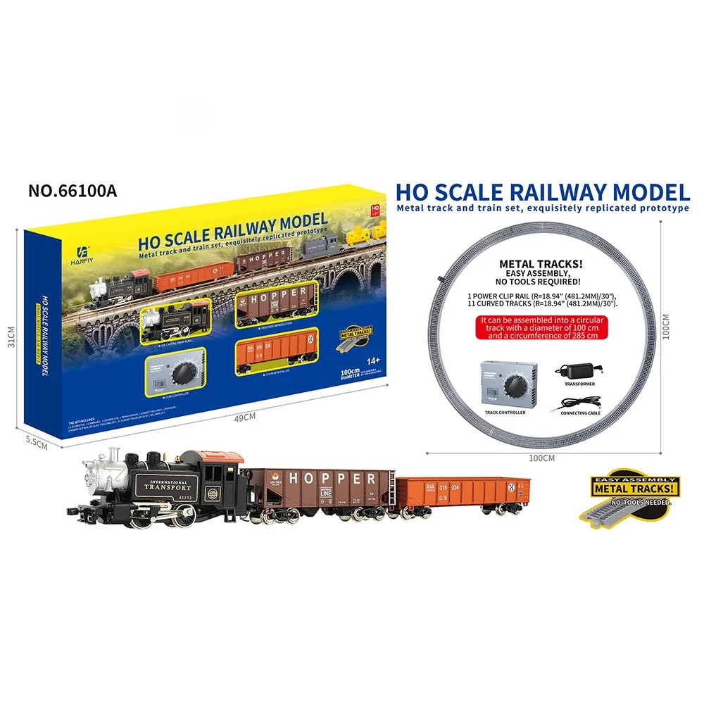 HO Scale Metal Rail Train Mode - огляд і ціна Model Kit Train