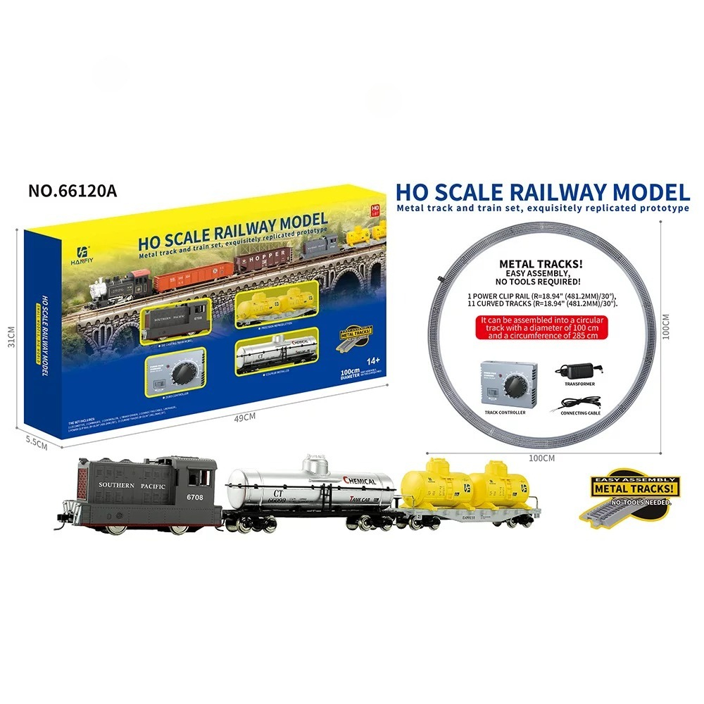 HO Scale Metal Rail Train Mode - огляд і ціна Model Kit Train