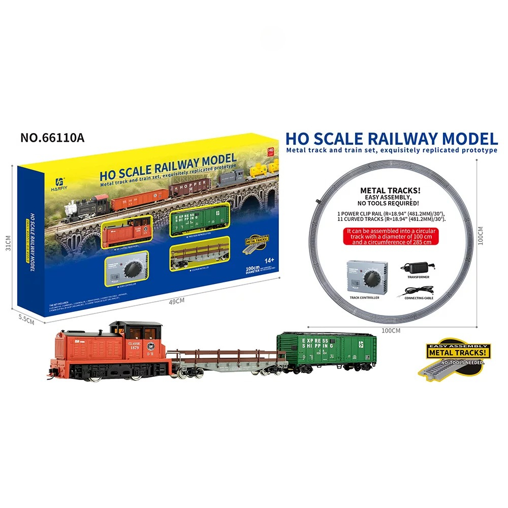 HO Scale Metal Rail Train Mode - огляд і ціна Model Kit Train