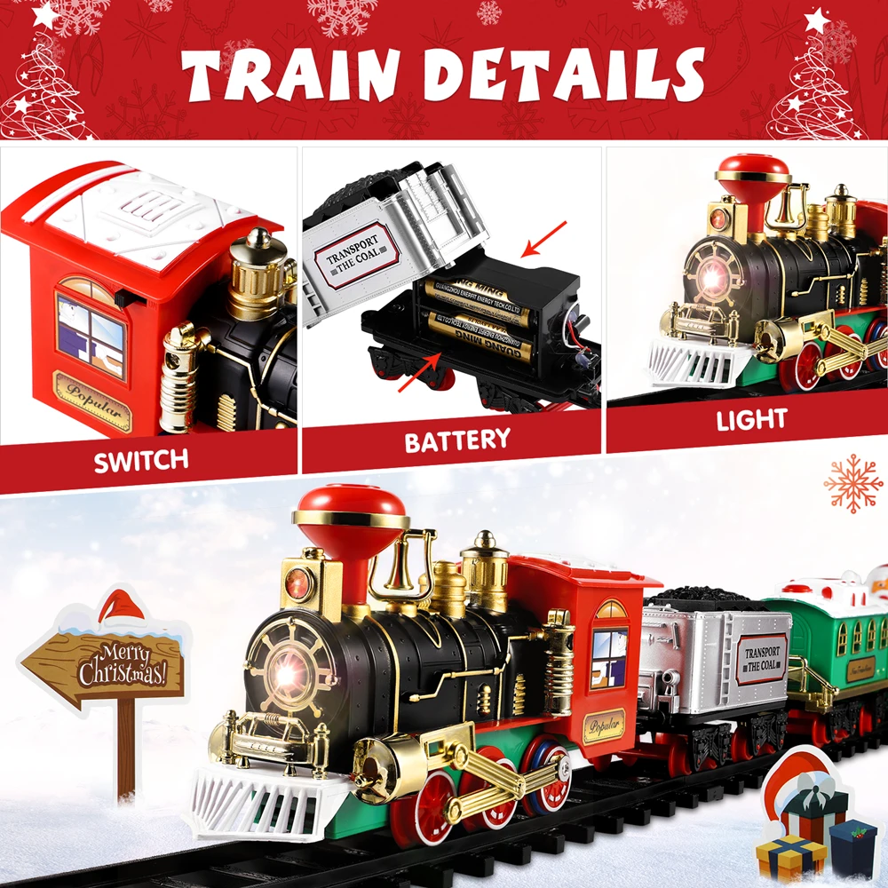 Christmas Train Set Festive Mi - огляд і ціна Model Kit Train