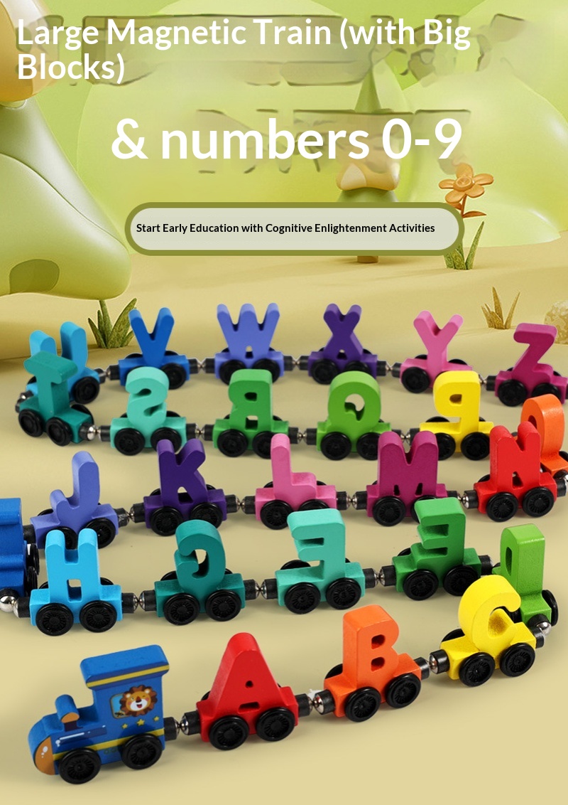 Children'S Wooden Magnetic Col - огляд і ціна Model Kit Train