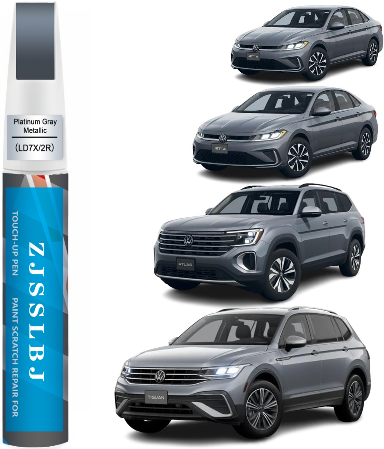 Car Touch Up Paint(Platinum Gr - огляд і ціна Metallic Paint Set