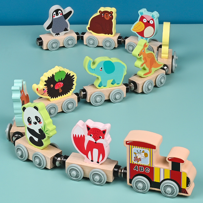 Magnetic Wooden Small Train To - огляд і ціна Model Kit Train