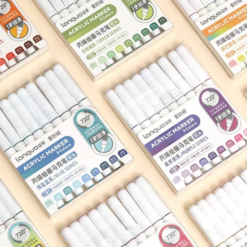 LANGUO 171/9 Colors Direct Liq - огляд і ціна Model Kit Markers