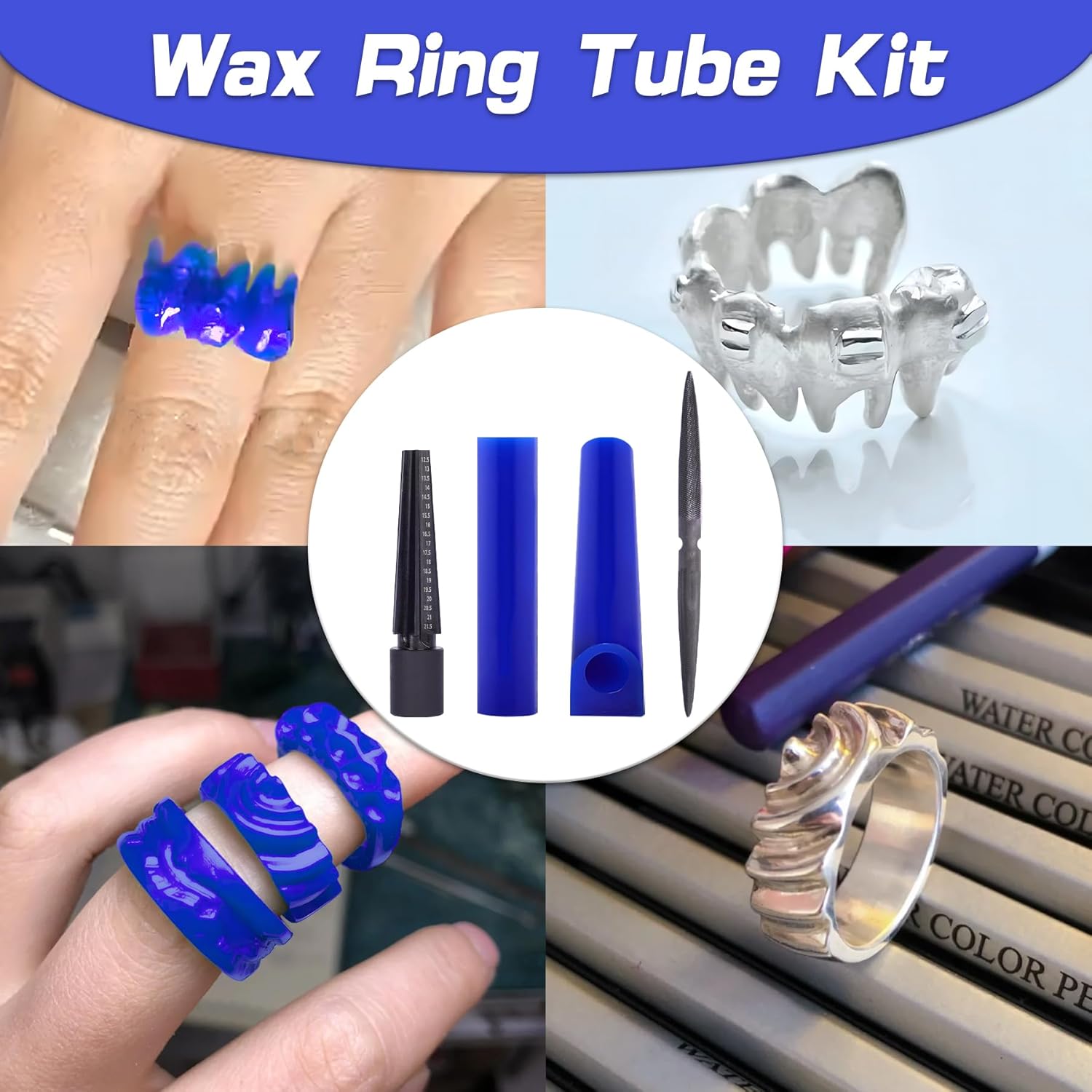 4Pcs/Set Professional Wax Ring - огляд і ціна Youtube Model Kit