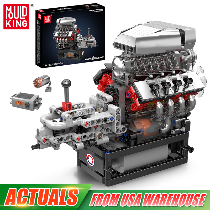 Mould King 10225 Technical Eng - огляд і ціна Model Kit Engine