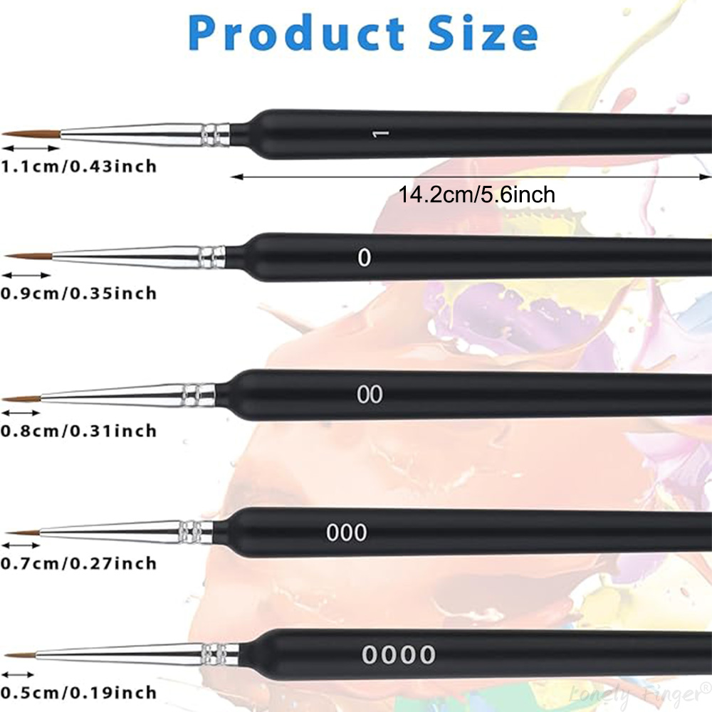5/11Pcs Paint Brushes Set, Art - огляд і ціна Metallic Paint Set