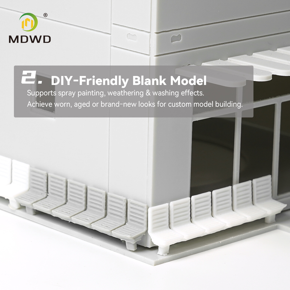 HO Scale 1:87 Public Bench Mod - огляд і ціна Model Kit Train