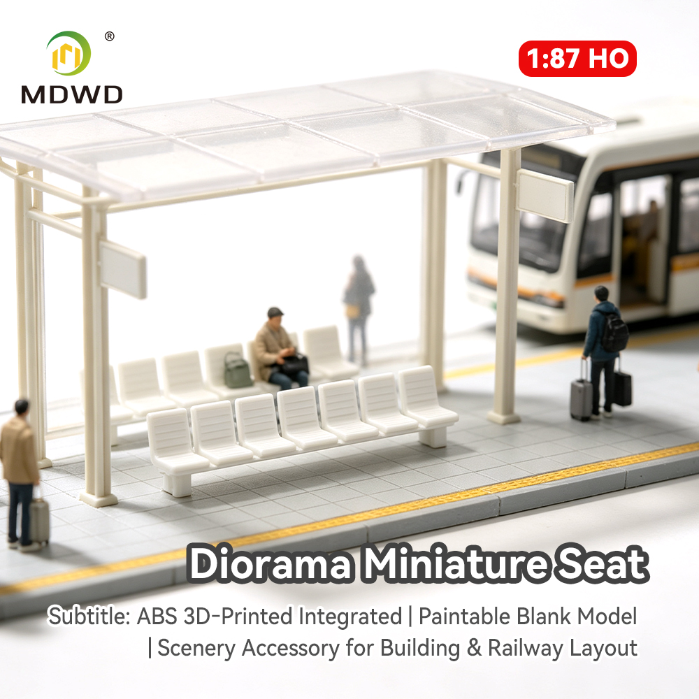 HO Scale 1:87 Public Bench Mod - огляд і ціна Model Kit Train