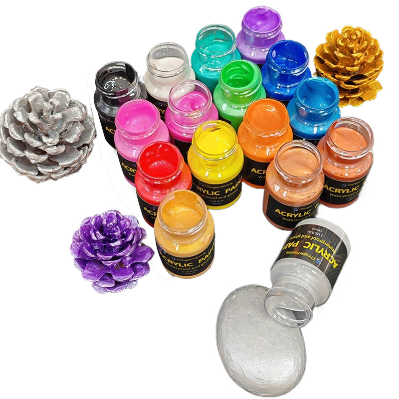 6/ 9/16 Colors 30ml Pearlescen - огляд і ціна Metallic Paint Set