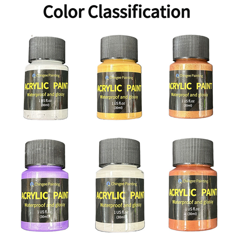 6/ 9/16 Colors 30ml Pearlescen - огляд і ціна Metallic Paint Set