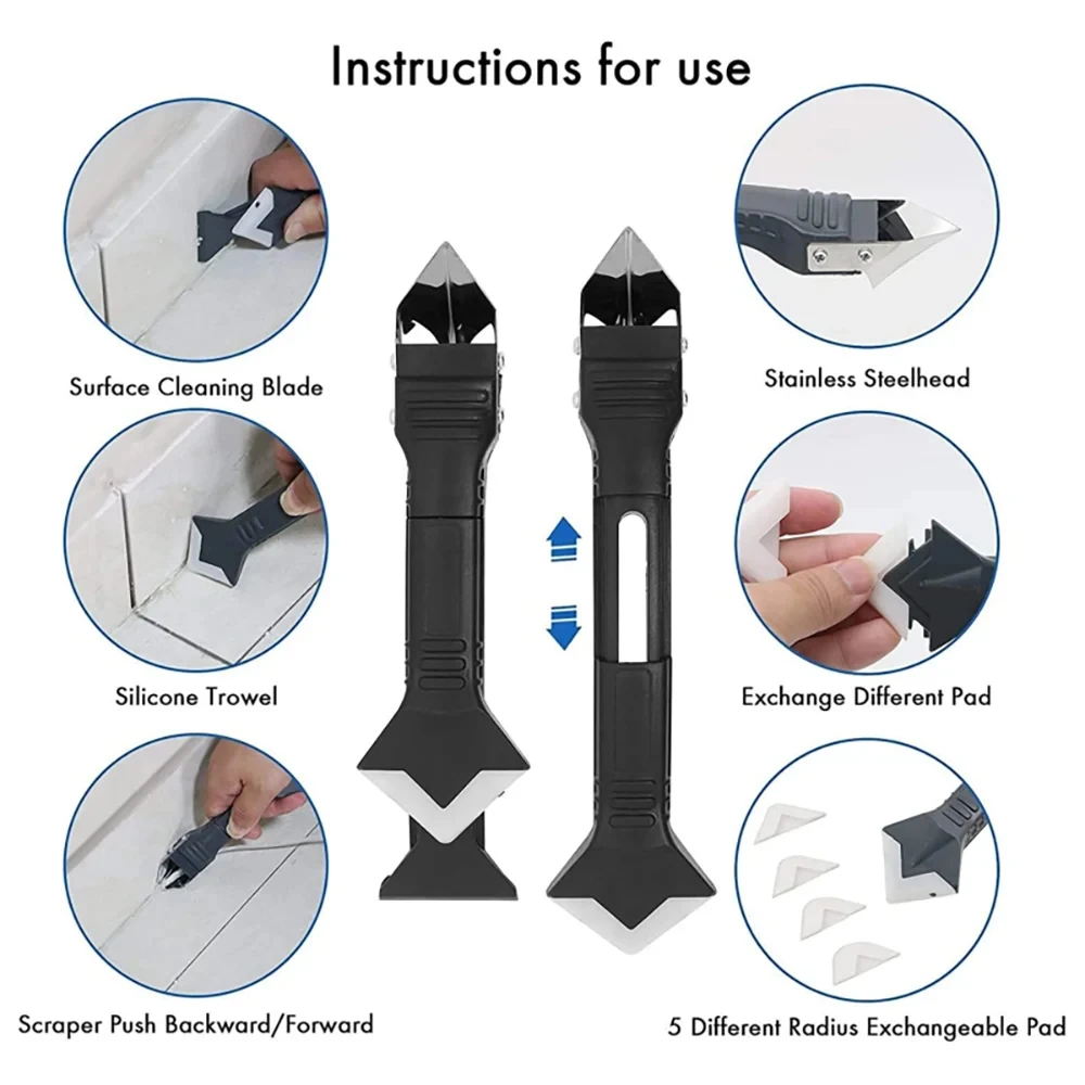 5-in-1 Metal Head Glue Tool Ki - огляд і ціна Metallic Paint Set