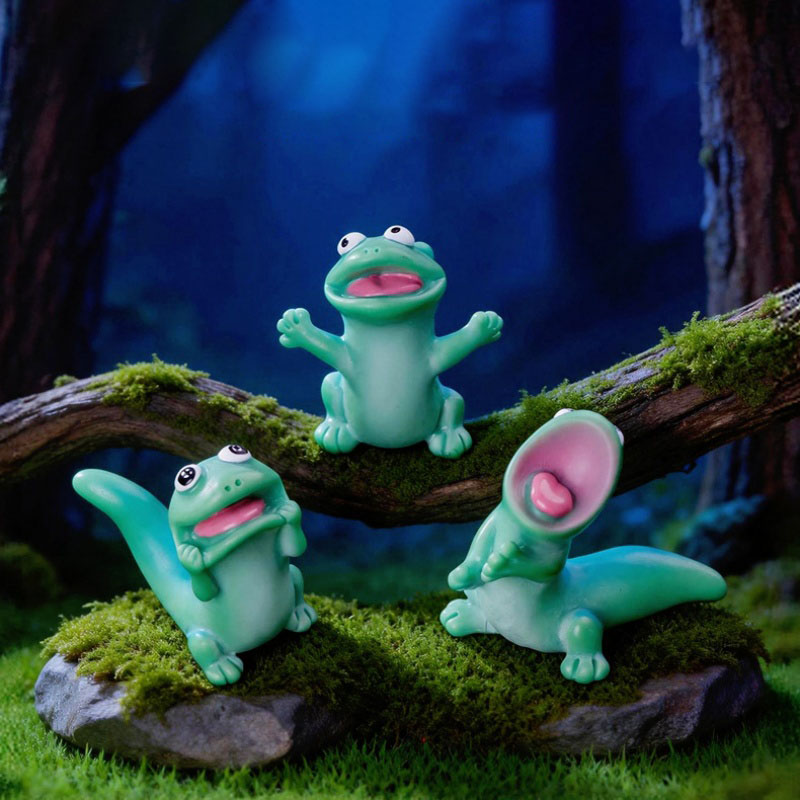 5pc Cartoon Funny Green Lizard - огляд і ціна Model Kit Lizard