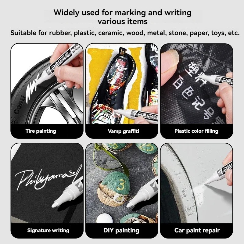 1/3/5pcs White Marker Paint Pe - огляд і ціна Model Kit Markers