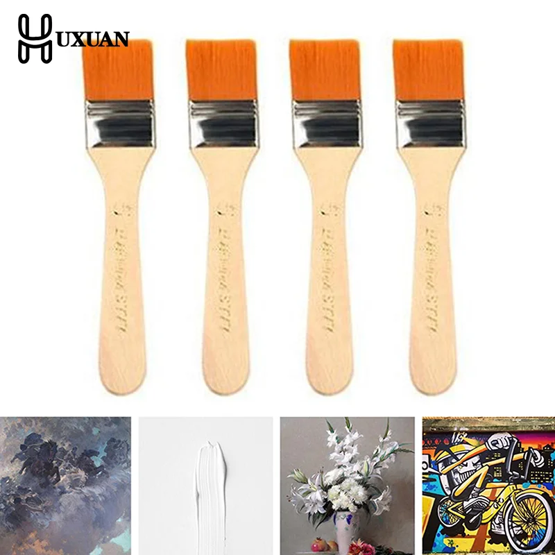 4Pcs/Set Hair Painting Brush A - огляд і ціна Metallic Paint Set