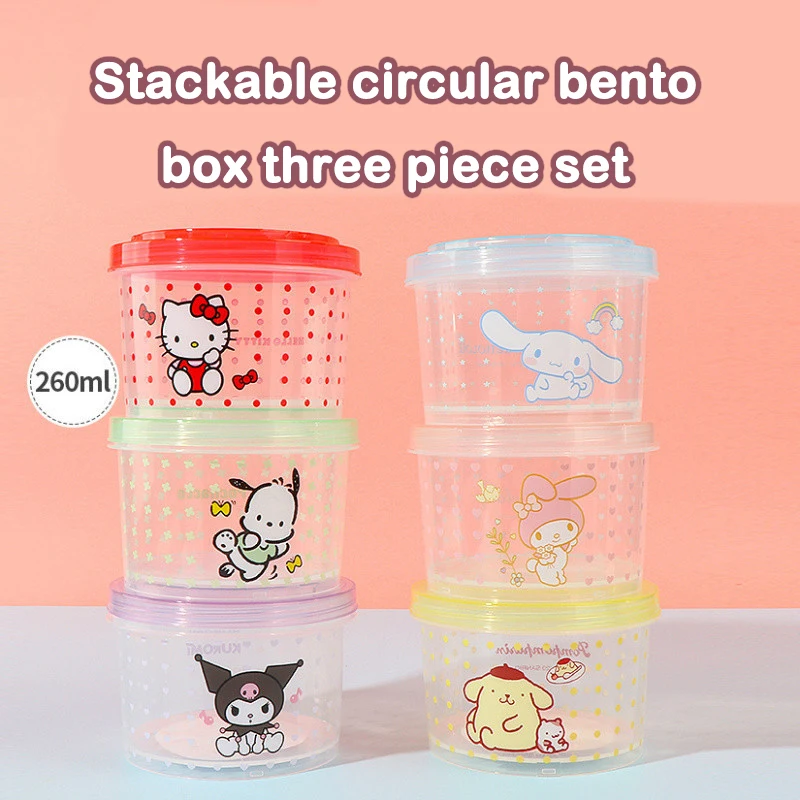 Kitty Bento Box Set 3 Pieces C - огляд і ціна Model Kitchen Set Pvc