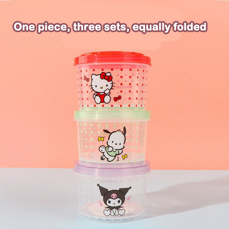 Kitty Bento Box Set 3 Pieces C - огляд і ціна Model Kitchen Set Pvc