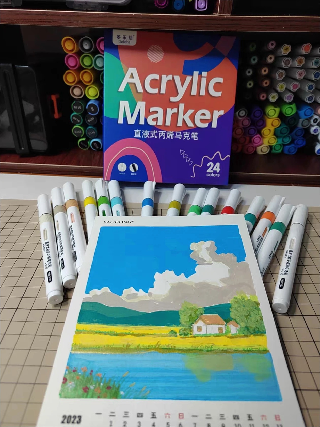 DOLOHA Doloha Acrylic Marker P - огляд і ціна Model Kit Horse